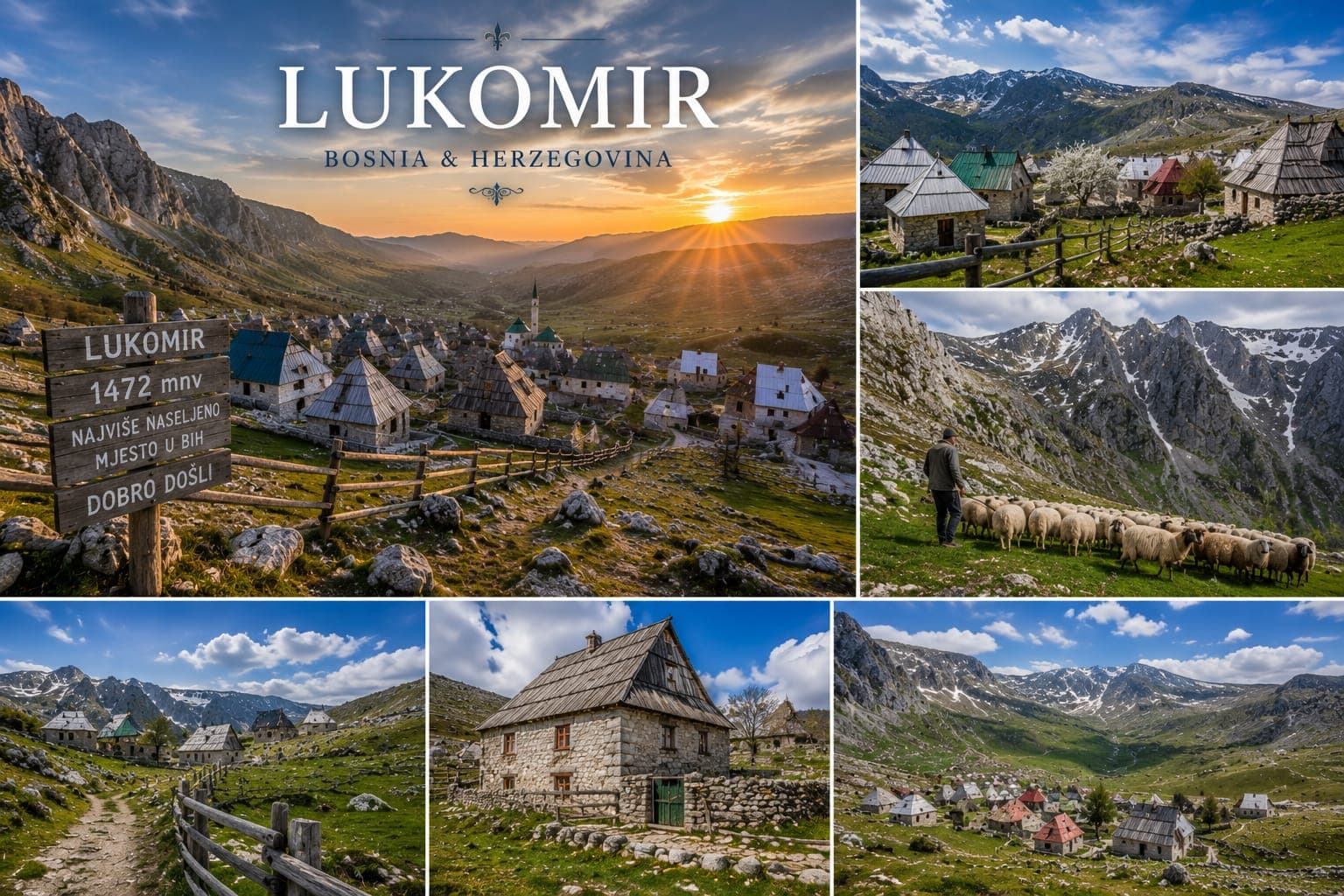 Lukomir mountain village
